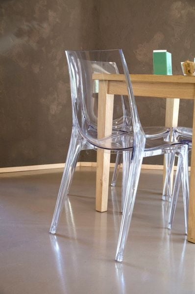 Krzesło Vanity transparentne z tworzywa zdjęcie 3