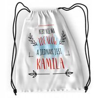 Plecak Sportowy Szkolny Dla Kamili Córki Dziecka Z Nadrukiem Ze Zdjęciem