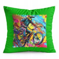 PODUSZKA ZIELONA PREZENT - ROWER BMX MTB SPORT