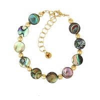 bransoletka z muszlą abalone z kolekcji dalila (b22/vip/79au)