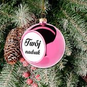Mała bombka na choinkę z Twoim nadrukiem