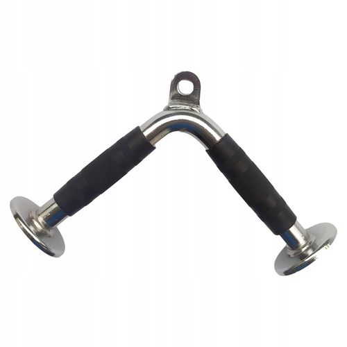 UCHWYT DO WYCIĄGU BICEPS TRICEPS V-BAR TRÓJKĄT PODWÓJNY DO ATLASU na Arena.pl