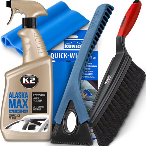 Skrobaczka Do Szyb Ściągaczka Pary Odmrażacz K2 Szczotka Do Śniegu na Arena.pl