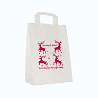 Torby świąteczne małe 22 x 11 x 31 cm Renifery 38