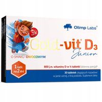 Gold-vit D3 Junior smak owocowy dla dzieci 30x