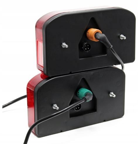 Lampy tylne do przyczepy lawety + wiązka instalacja 5m 13PIN na Arena.pl