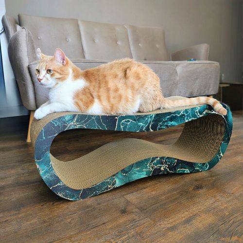 Drapak dla kota LEON | czarny marmur | 78x28x24 cm | MruuPruu na Arena.pl