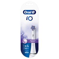 Oral-B iO Radiant White Końcówki do szczoteczek elektrycznych białe, 4 szt.