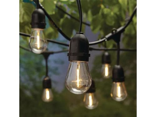 Girlanda łańcuch świetlny 15x led e27 lampki oświetlenie do ogrodu na Arena.pl