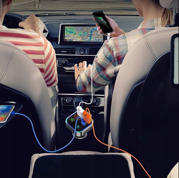 TRANSMITER FM BLUETOOTH SZYBKA ŁADOWARKA QC USB PD zdjęcie 16