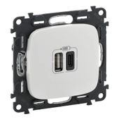 Valena Allure Gniazdo ładowania USB Typ C + Typ A Legrand 754965