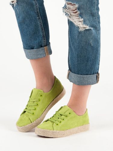 ZIELONE TRAMPKI ESPADRYLE Rozmiar - 40 na Arena.pl