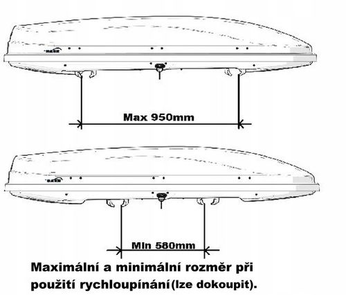 BAGAŻNIK DACHOWY BOX BOKS NA DACH HAKR MAGIC 400 LITRÓW na Arena.pl