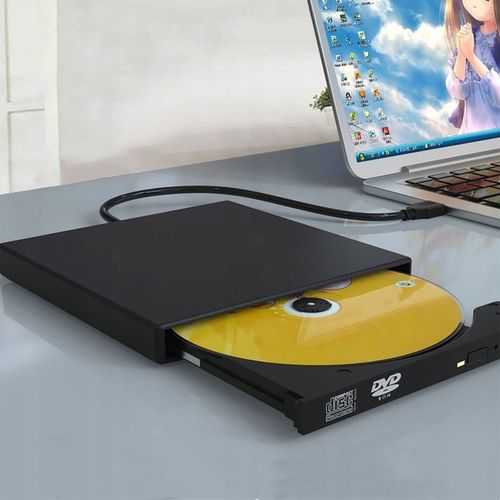 NAPĘD ZEWNĘTRZNY CD-R DVD USB Nagrywarka Do Laptopa PC Odtwarzacz Przenośny na Arena.pl