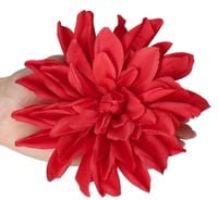 Dalia wyrobowa główka satynowa 16cm sztuczne kwiaty