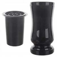 Duży wazon nagrobkowy mrozoodporny flakon nagrobny na grób + wkład z kratką