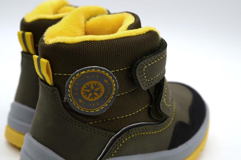 Buty zimowe chłopięce NEWS 22DZ23-5250 - khaki 27 zdjęcie 10