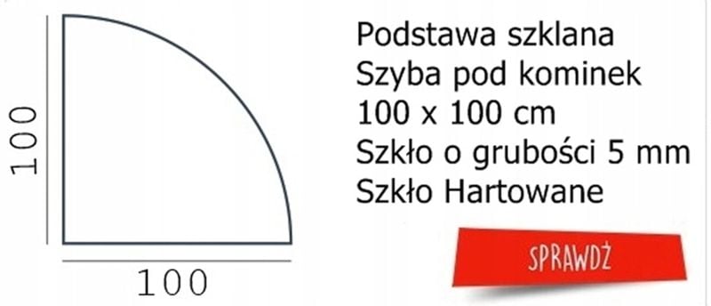SZYBA PODSTAWA POD Kominek Hartowana szkło 80X60 blacha zdjęcie 3
