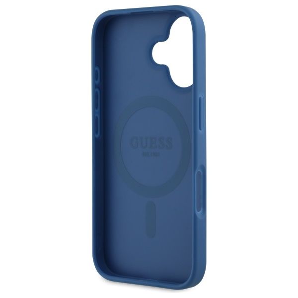 Etui Guess do iPhone 16, Niebieski, MagSafe zdjęcie 7