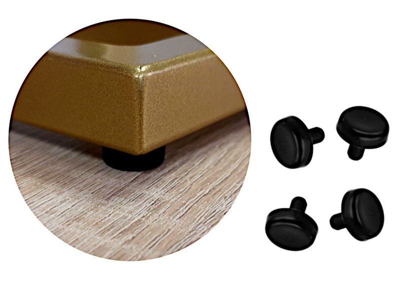 Fotel Glamour podstawa złota MG09 zdjęcie 6