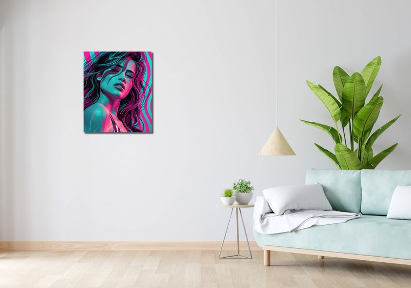 Obraz 50x60cm Neonowy Wzrok zdjęcie 2