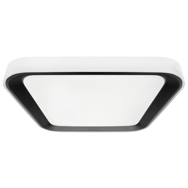 Natynkowa lampa salonowa Quadro LED 38W 3000-6000K biała czarna zdjęcie 2