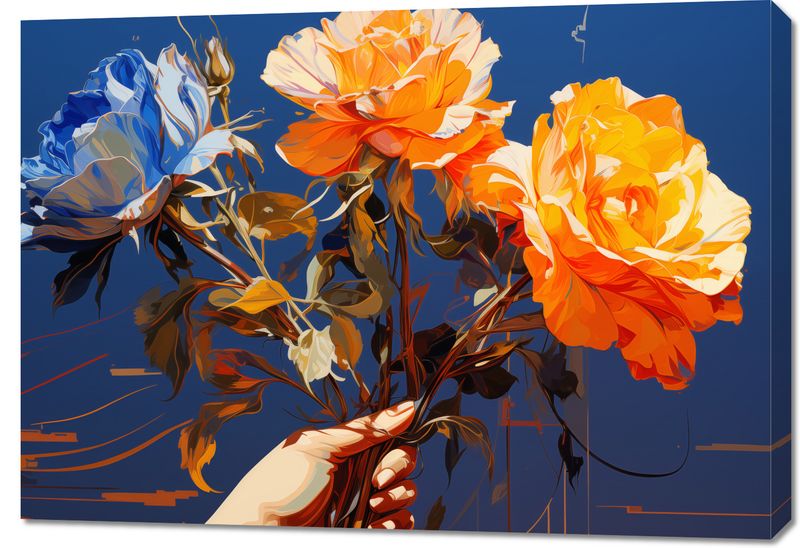 Obraz 100x70cm Żywy Uścisk zdjęcie 1