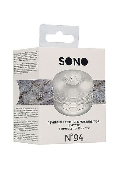 N0. 94 - Reversible Masturbator And Bumper - Transparent zdjęcie 2