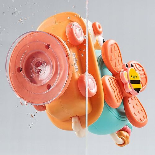 ŚLIMAK SENSORYCZNY JEŻDŻĄCY 4W1 SPINNER Z PRZYSSAWKĄ DLA DZIECI DO KĄPIELI na Arena.pl