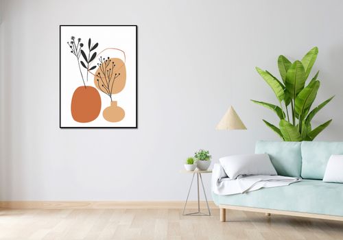 Plakat 75x100cm Botaniczny Pastel na Arena.pl