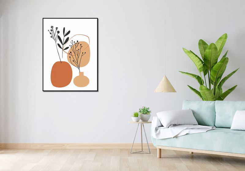 Plakat 75x100cm Botaniczny Pastel zdjęcie 4