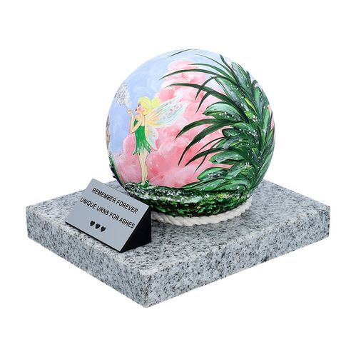 Urna na prochy dla dziecka z motywem wróżki Ręcznie malowana na Arena.pl