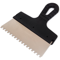 SZPACHELKA ZĘBATA DO KLEJU STAL NIERDZEWNA SZPACHLA ZĄB 6x6 200 mm