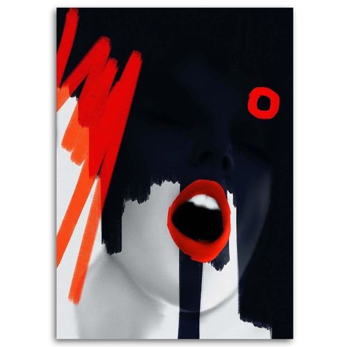 Obraz na płótnie – Canvas, Kobieta abstrakcja 40x60 na Arena.pl