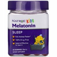 NATROL Kids Melatonina dla dzieci 60 żelek