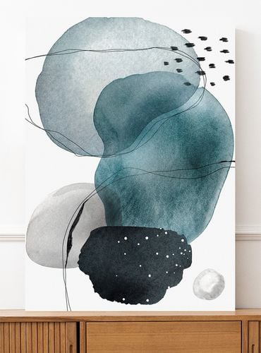 Plakat abstrakcja akwarela 30x40 cm na Arena.pl