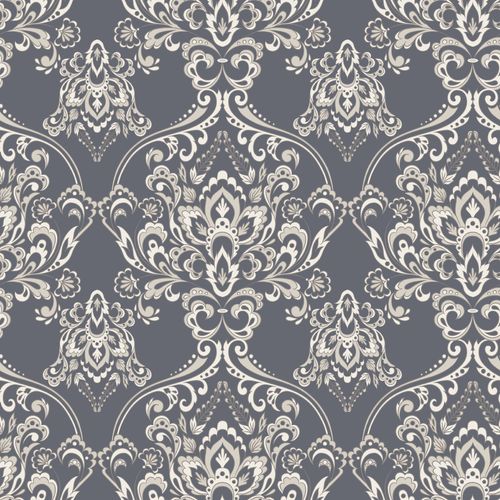 Tapeta Do Przedpokoju ORNAMENT Kwiatowy Modny Wzór na Arena.pl