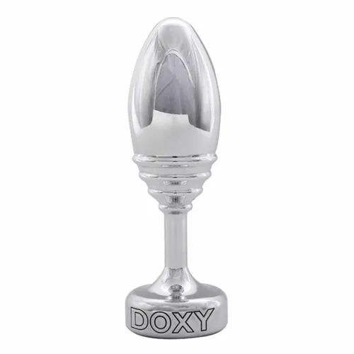 Plug analny - Doxy Butt Plug Ribbed na Arena.pl