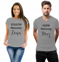 Koszulki z nadrukiem dla Par Prezent Mąż Żona