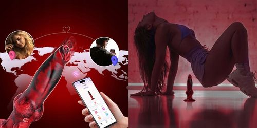 Analne Dildo Wibrujące z pilotem,7 trybów stymulacji Kontrola aplikacji APP na Arena.pl