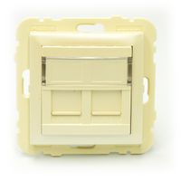 Efapel Logus90 element centralny do gniazda telefonicznego/komputerowego perła 90442 spe