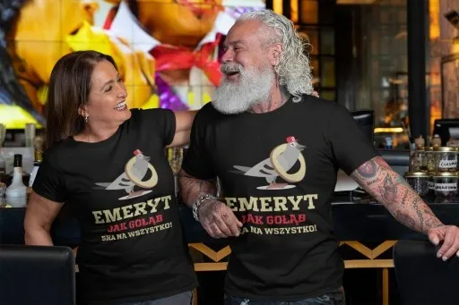 Prezent EMERYTA Emerytura KOSZULKA BĄDŹ JAK GOŁĄB zdjęcie 12