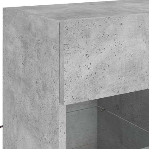 Ścienna szafka TV z LED, szarość betonu, 58,5x30x60,5 cm na Arena.pl