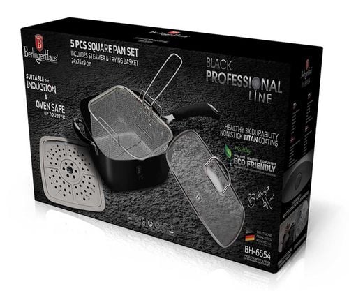 patelnia z koszem i płytą parową berlingerhaus bh-6554 na Arena.pl