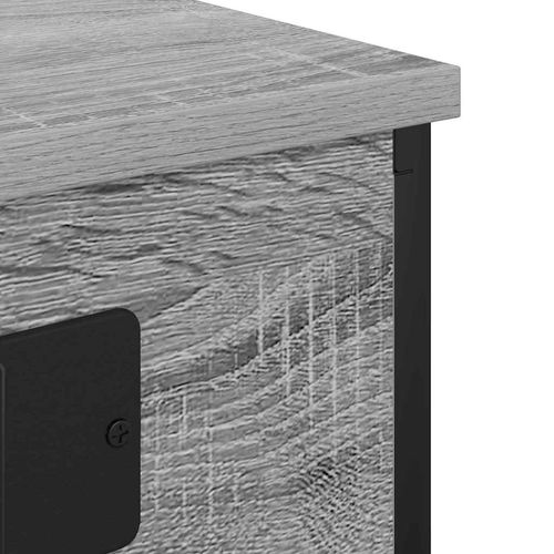 Szafka Nocna z półką 2 pcs Szary dąb sonoma 41 x 31 x 76 cm na Arena.pl