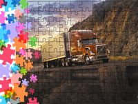 Puzzle tradycyjne Ciężarówki