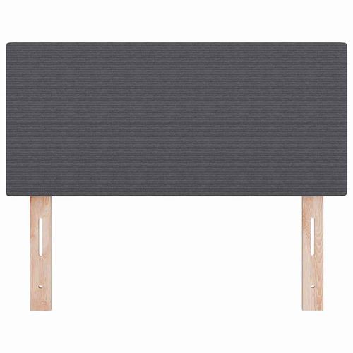 Zagłówek Z zagłówkiem ciemno szary 80 cm Tkanina rib na Arena.pl