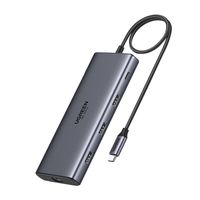 Hub USB-C Ugreen CM639 8K 2xHDMI 10w1 do laptopa