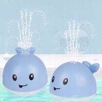 FONTANNA ŚWIECĄCA WIELORYB LED ZABAWKA DO KĄPIELI DLA DZIECI