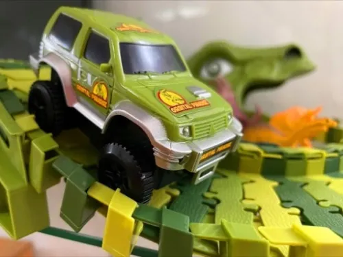 DINOZAURY TOR WYŚCIGOWY ZESTAW DINO 271EL 3,6M XXL na Arena.pl